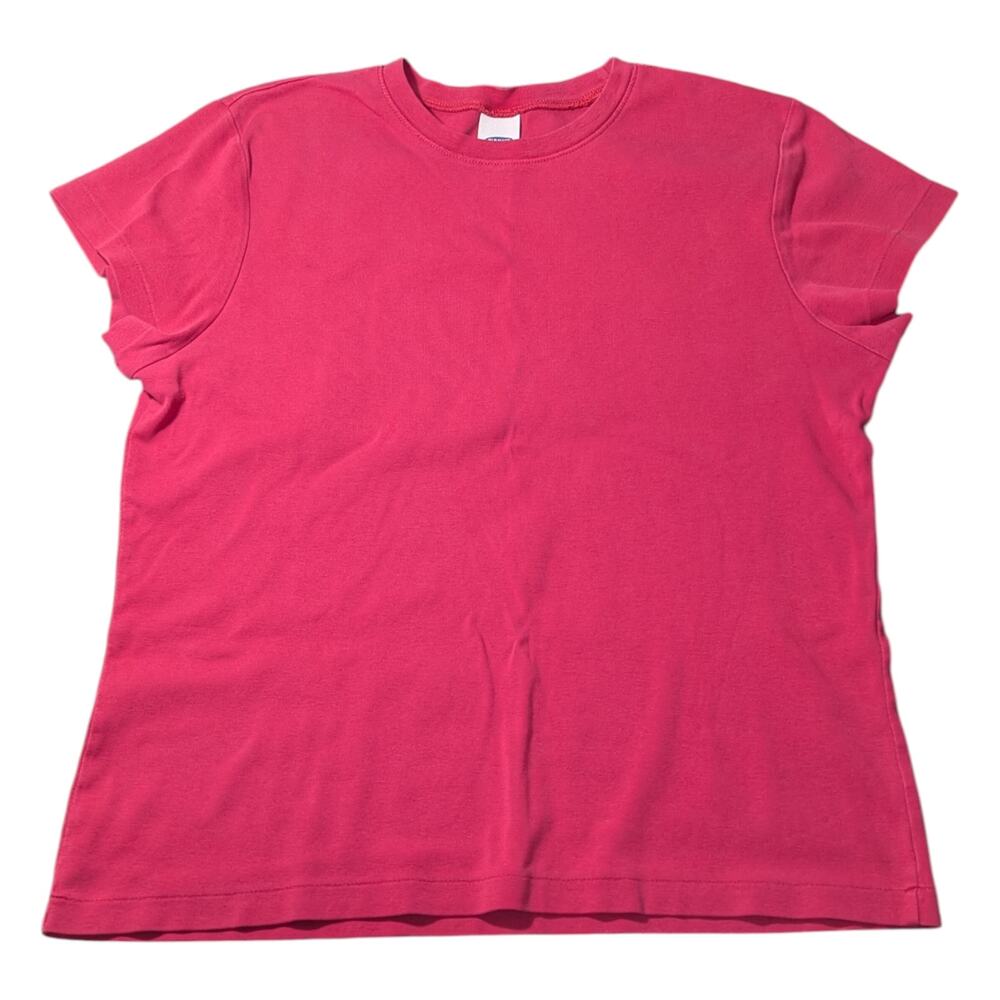 Old Navy Red Shirt Short Sleeve Size XL Raspberry Red